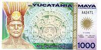 Mexique 1000 Soles Yucatania maya -