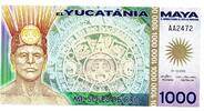 Mexique 1000 Soles Yucatania maya -