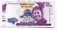 Malawi Banknote Set - 20, 50, 100 & 200 Kwacha (2019-2020) - Uncirculated, 4-Piece Collection