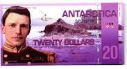 Antarctica 20 Dollars Capt. Frank Worsley -