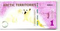 Arctic Territories 1 Dollar Renard Polaire -