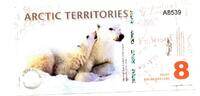 Arctic Territories 8 Polar Dollars Ours Blanc - Amundsen -