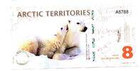 Arctic Territories 8 Polar Dollars Ours Blanc - Amundsen -
