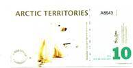 Arctic Territories 10 Polar Dollars Ours Blanc - Nansen -