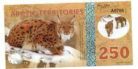 Arctic Territories 250 Polar Dollars Lynx Boréal -