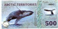 Arctic Territories 500 Polar Dollars Balein à Bosse -