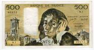France-Frankreich 500 Francs 4/01/1968 Pascal F+ 13.87 US$  +  8.84 US$ shipping