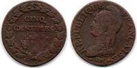 France - Frankreich 5 Centimes -