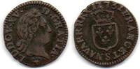 Liard à la vieille tête 1773 S France - Frankreich Louis XV VF
