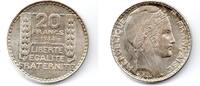 20 Francs 1934 France -Frankreich  AU
