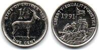 Erythr&eacute;e - Eritrea 1 Cent 1997 AU 7.80 元  ＋  39.37 元 运费