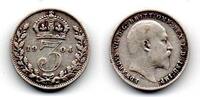 Grande Bretagne - Great Britain 3 Pence 1904 VF 93.55 元  ＋  39.37 元 运费