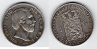 Pays Bas - Netherlands - Niederlande 1 Gulden 1865 VF 40.47 US$  +  38.44 US$ shipping