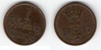 Danzig 1 Pfennig 1937 VF 5.78 US$  +  5.84 US$ shipping