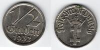 Danzig 1/2 Gulden 1932 F+ 34.69 US$  +  8.43 US$ shipping
