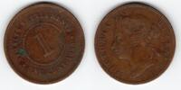Straits Settlements 1 Cent 1883 s 17.34 US$  +  5.84 US$ shipping