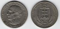 Slovaquie - Slovakei - Slovakia 5 Korun 1939 VF 5.78 US$  +  5.84 US$ shipping