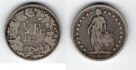 Suisse - Schweiz - Switzerland 1/2 Franc 1879 F 23.12 US$  +  5.84 US$ shipping