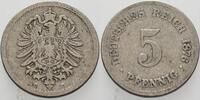 Kleinmünzen-Kaiserreich 5 Pfennig Kleiner Adler -