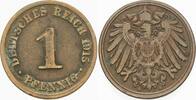 Kleinmünzen-Kaiserreich 1 Pfennig Grosser Adler -