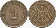 Kleinmünzen-Kaiserreich 2 Pfennig Grosser Adler -
