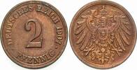 Kleinmünzen-Kaiserreich 2 Pfennig Grosser Adler -