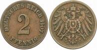 Kleinmünzen-Kaiserreich 2 Pfennig Grosser Adler -