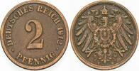 Kleinmünzen-Kaiserreich 2 Pfennig Grosser Adler -