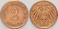Kleinmünzen-Kaiserreich 2 Pfennig Grosser Adler -