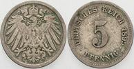 Kleinmünzen-Kaiserreich 5 Pfennig Grosser Adler -