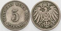 Kleinmünzen-Kaiserreich 5 Pfennig Grosser Adler -