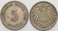 Kleinmünzen-Kaiserreich 5 Pfennig Grosser Adler -