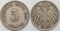 Kleinmünzen-Kaiserreich 5 Pfennig Grosser Adler -