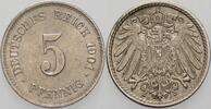 Kleinmünzen-Kaiserreich 5 Pfennig Grosser Adler -