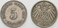 Kleinmünzen-Kaiserreich 5 Pfennig Grosser Adler -