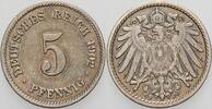 Kleinmünzen-Kaiserreich 5 Pfennig Grosser Adler -