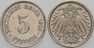 Kleinmünzen-Kaiserreich 5 Pfennig Grosser Adler -