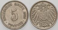Kleinmünzen-Kaiserreich 5 Pfennig Grosser Adler -