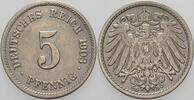 Kleinmünzen-Kaiserreich 5 Pfennig Grosser Adler -