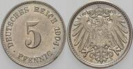 Kleinmünzen-Kaiserreich 5 Pfennig Grosser Adler -