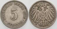 Kleinmünzen-Kaiserreich 5 Pfennig Grosser Adler -