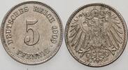 Kleinmünzen-Kaiserreich 5 Pfennig Grosser Adler -