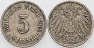 Kleinmünzen-Kaiserreich 5 Pfennig Grosser Adler -