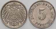 Kleinmünzen-Kaiserreich 5 Pfennig Grosser Adler -