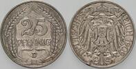 Kleinmünzen-Kaiserreich 25 Pfennig Grosser Adler -