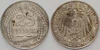 Kleinmünzen-Kaiserreich 25 Pfennig Grosser Adler -