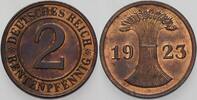 Kleinmünzen - Weimarer Republik 2 Rentenpfennig Weimarer Republik -