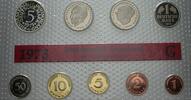 Kursmünzensätze 1 Pfennig - 5 Deutsche Mark, 10,68 DM Bundesrepublik Deutschland -