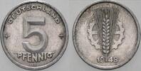 Kleinmünzen 5 Pfennig Deutsche Demokratische Republik -