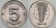 Kleinmünzen 5 Pfennig Deutsche Demokratische Republik -
